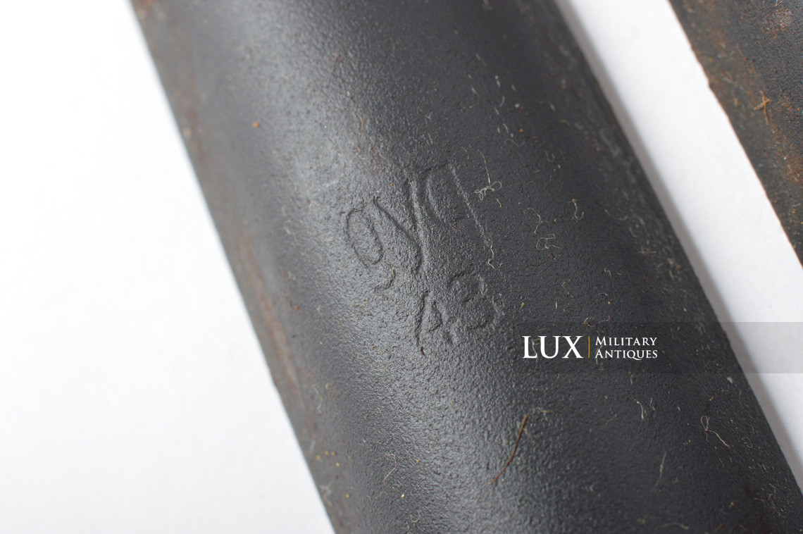 Set of five German unissued metal tent pole, « gyq43 » - photo 10