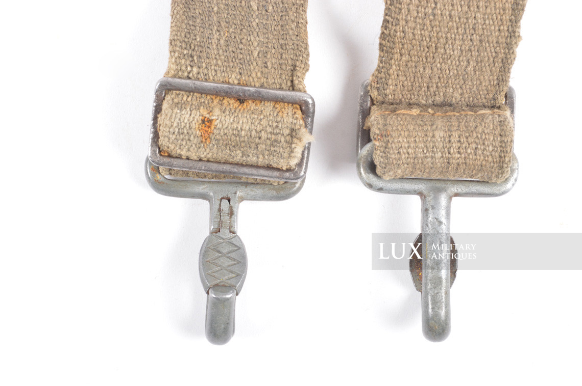 Très rare harnais pour les sacoches de transport des caisses à munitions de MG34/42 - photo 12