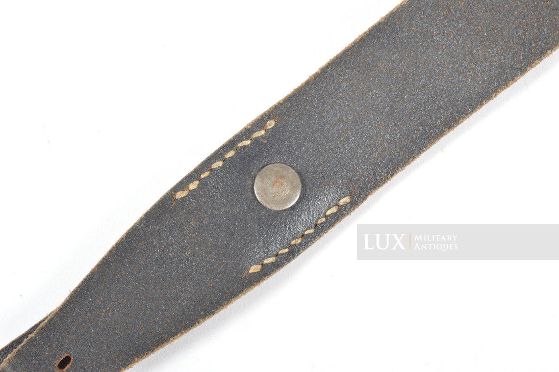 German late-war leather combat y-straps, « RBNr » - photo 8