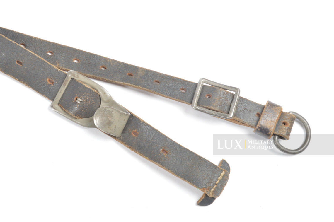German late-war leather combat y-straps, « RBNr » - photo 13