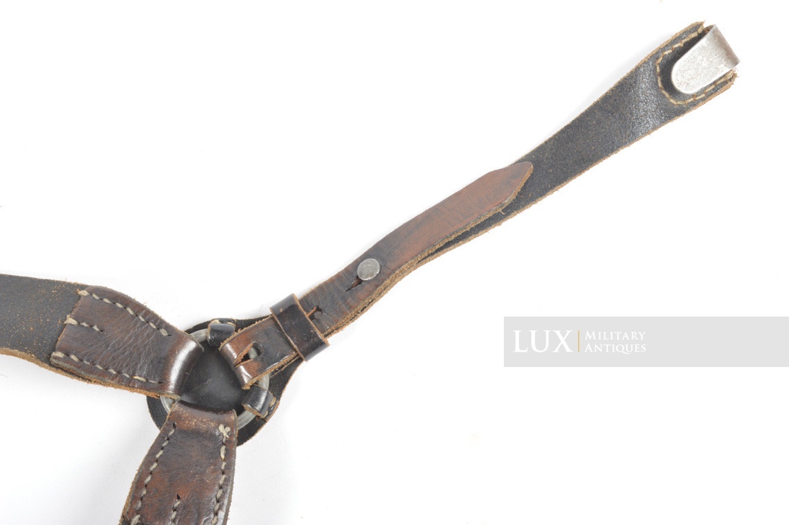 German late-war leather combat y-straps, « RBNr » - photo 13