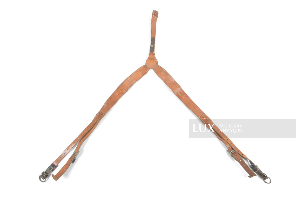 German late-war leather combat y-straps, « RBNr » - photo 14