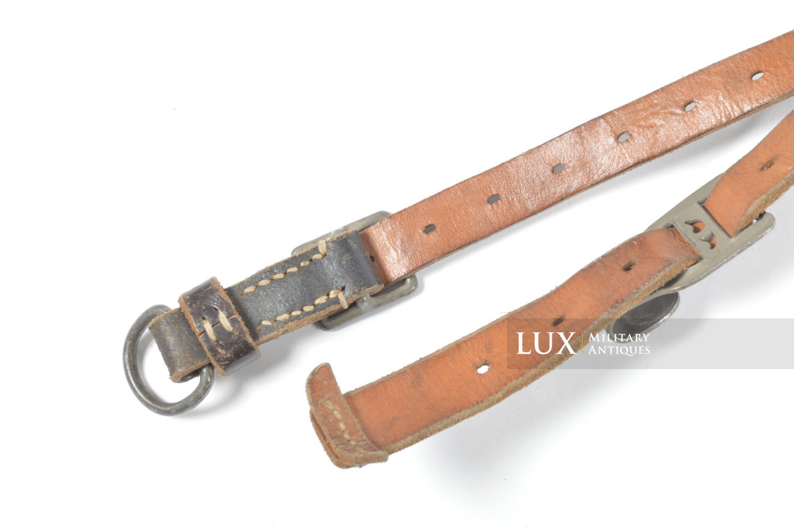 German late-war leather combat y-straps, « RBNr » - photo 15
