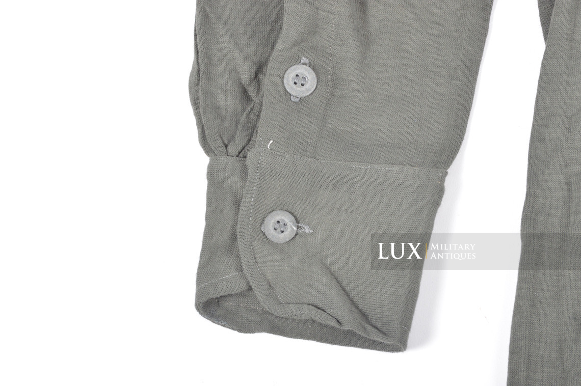 Unissued late-war Heer / Waffen-SS issued service shirt, « Aertex » - photo 10