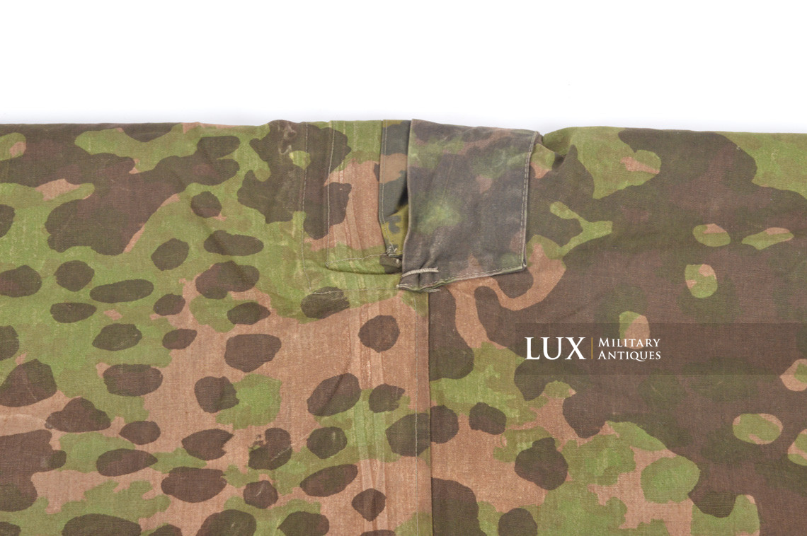 Rare late-war Waffen-SS camouflage shelter quarter / poncho, « plane tree 3 » - photo 10