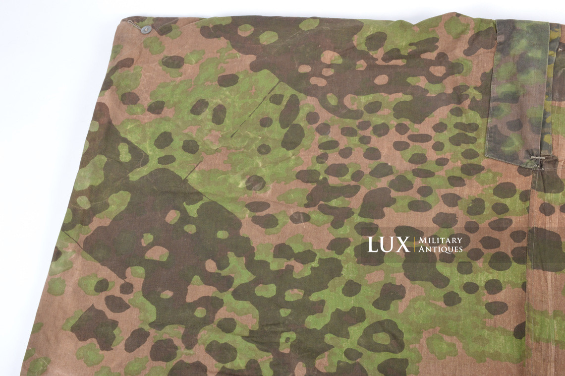 Rare late-war Waffen-SS camouflage shelter quarter / poncho, « plane tree 3 » - photo 16