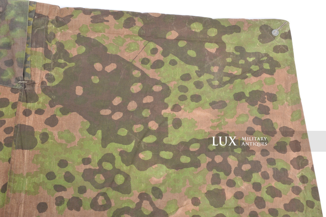 Rare late-war Waffen-SS camouflage shelter quarter / poncho, « plane tree 3 » - photo 17