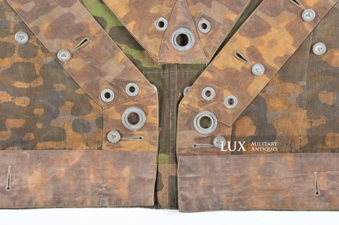 Rare late-war Waffen-SS camouflage shelter quarter / poncho, « plane tree 3 » - photo 21