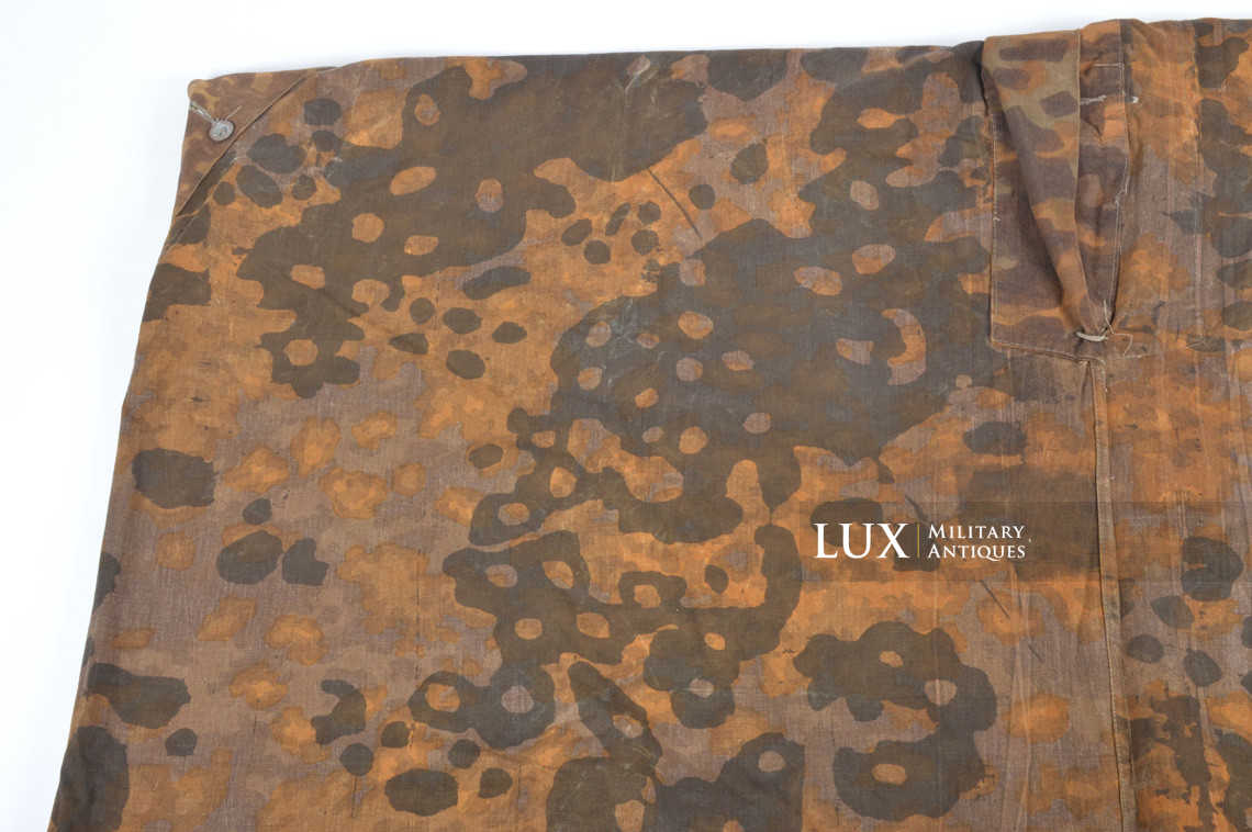 Rare late-war Waffen-SS camouflage shelter quarter / poncho, « plane tree 3 » - photo 29