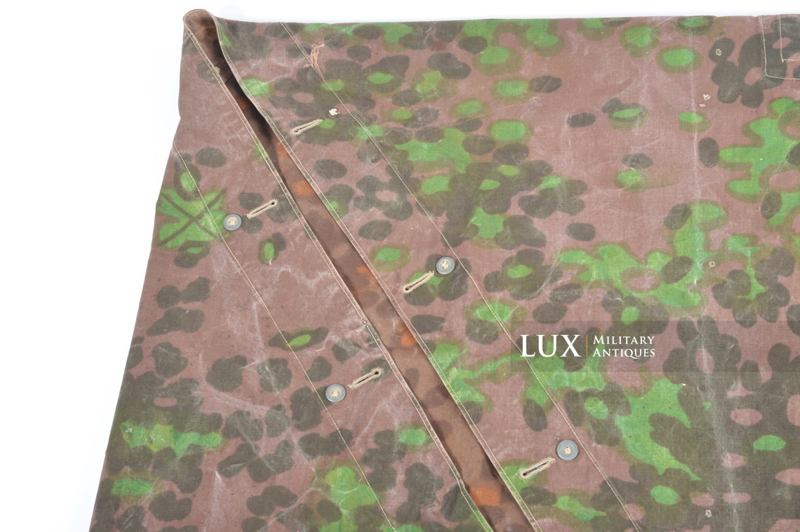 Waffen-SS camouflage shelter quarter/poncho , « plane tree 5/6 » - photo 9