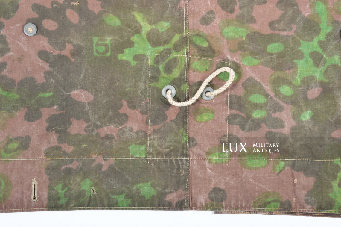 Waffen-SS camouflage shelter quarter/poncho , « plane tree 5/6 » - photo 14