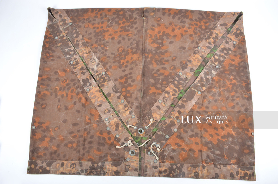 Waffen-SS camouflage shelter quarter/poncho , « plane tree 5/6 » - photo 23