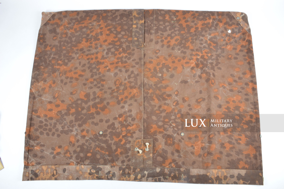 Waffen-SS camouflage shelter quarter/poncho , « plane tree 5/6 » - photo 30