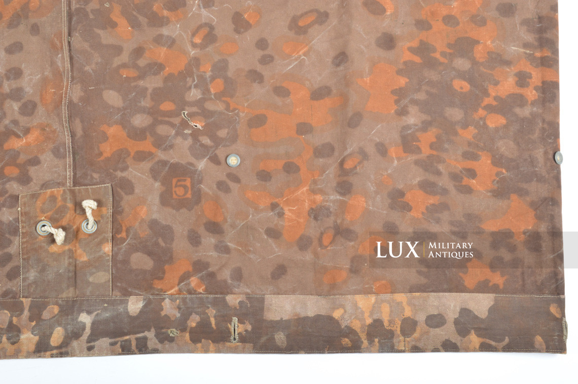 Waffen-SS camouflage shelter quarter/poncho , « plane tree 5/6 » - photo 35