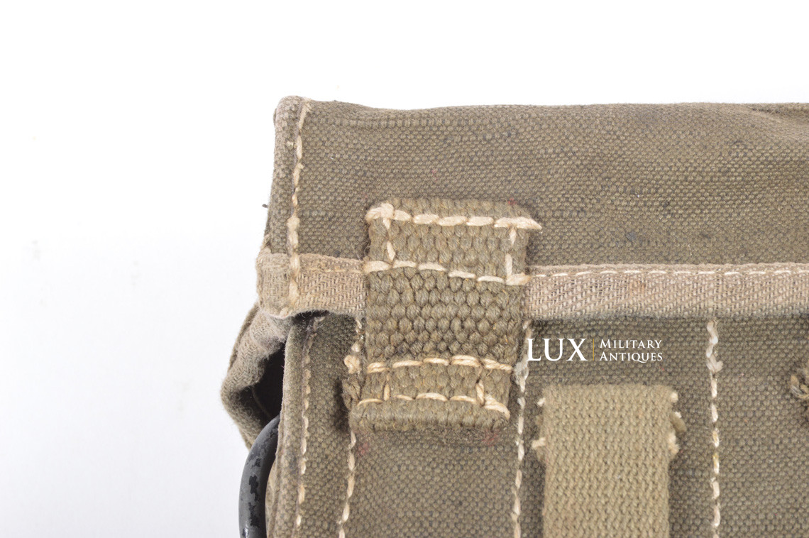 German flare gun ammunition pouch in green webbing, « epf 1941 » - photo 11