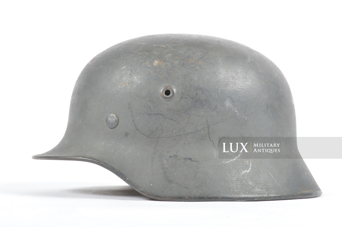 Casque allemand M40 fin de guerre d’un docteur, « Q66 » - photo 8