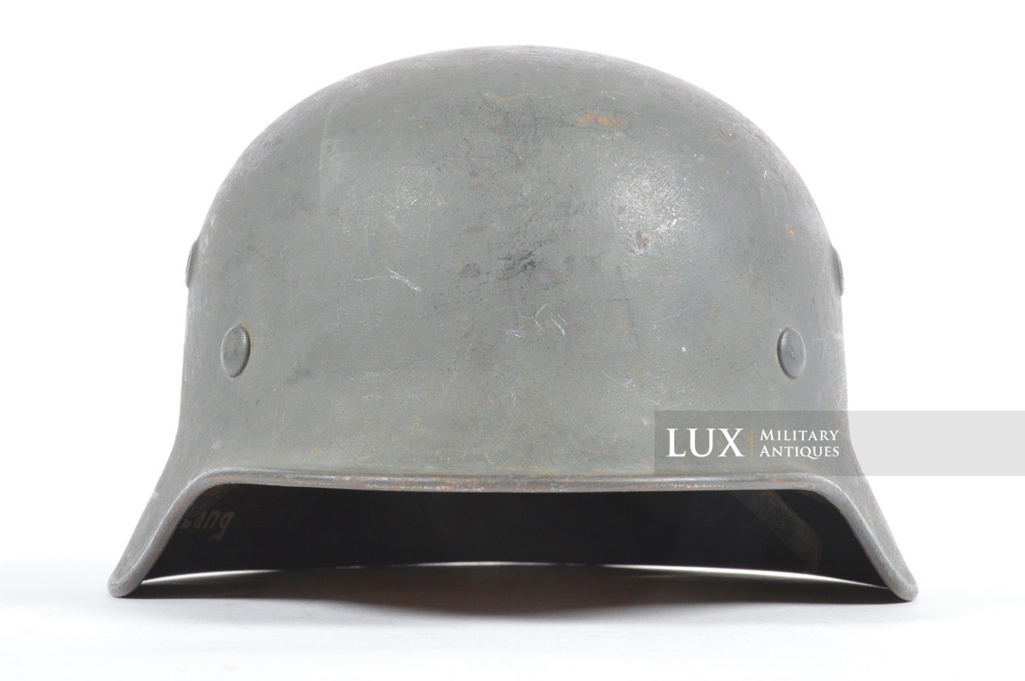 Late-war M40 Wehrmacht doctor's combat helmet, «Q66 » - photo 10