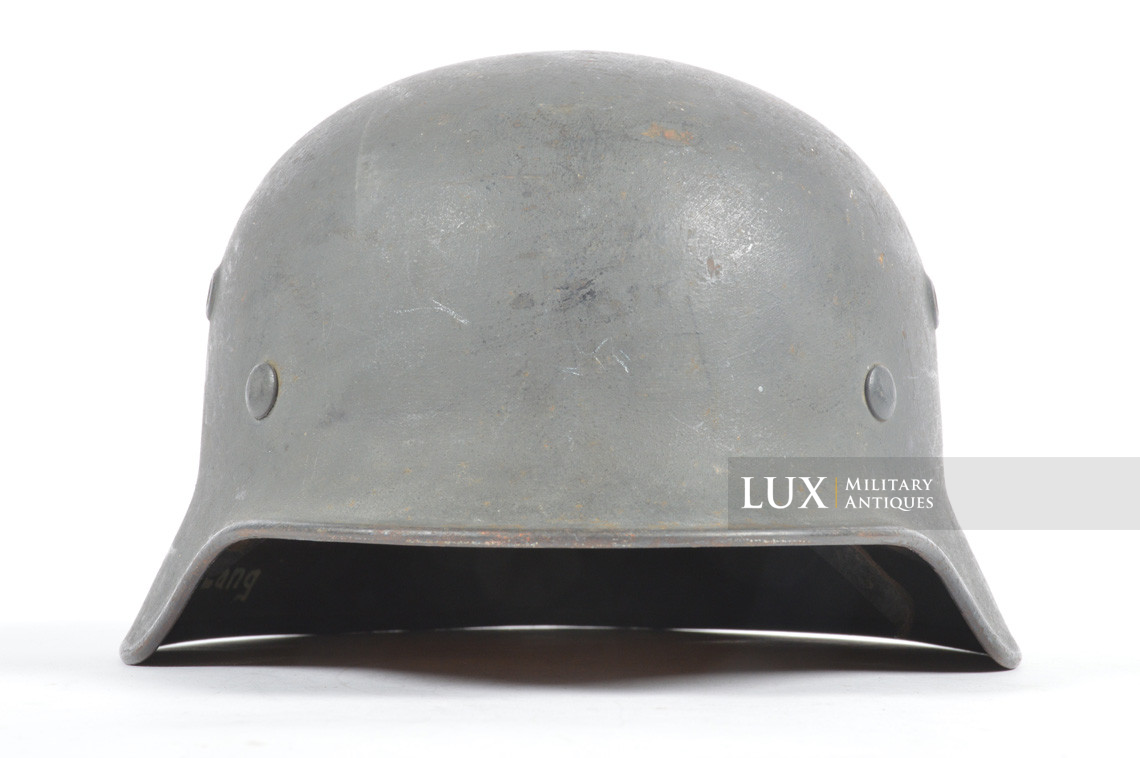 Casque allemand M40 fin de guerre d’un docteur, « Q66 » - photo 10