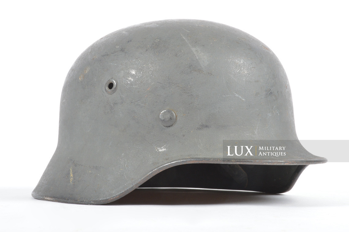 Casque allemand M40 fin de guerre d’un docteur, « Q66 » - photo 11