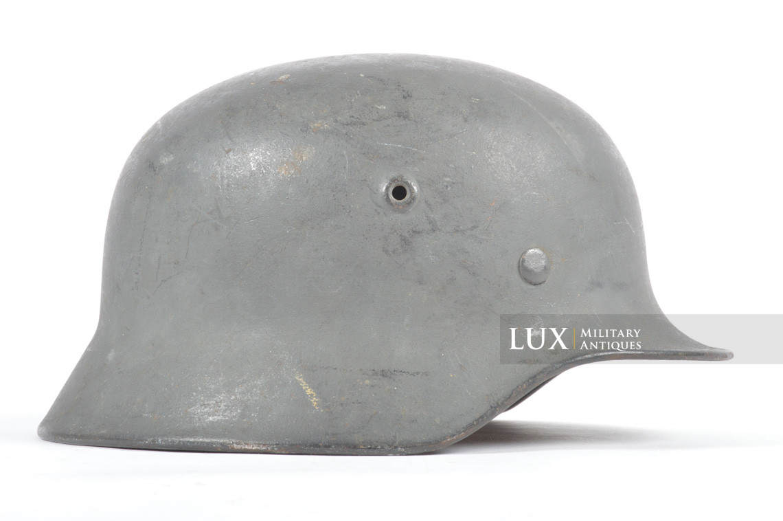 Late-war M40 Wehrmacht doctor's combat helmet, «Q66 » - photo 12
