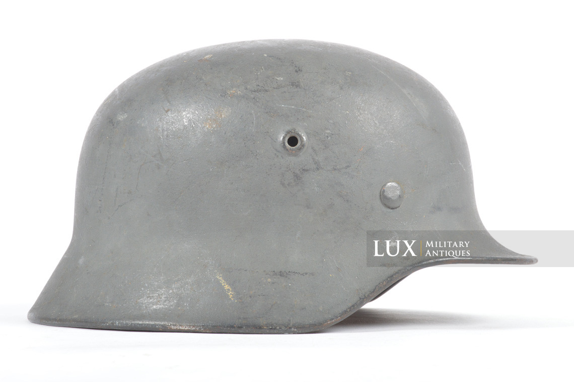 Casque allemand M40 fin de guerre d’un docteur, « Q66 » - photo 12