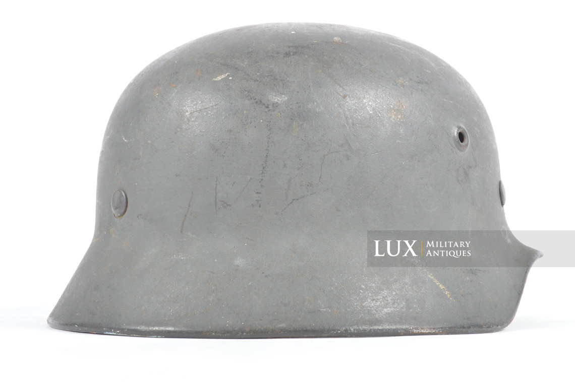 Late-war M40 Wehrmacht doctor's combat helmet, «Q66 » - photo 13