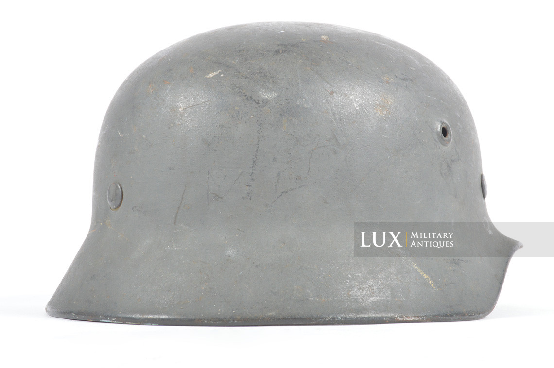 Casque allemand M40 fin de guerre d’un docteur, « Q66 » - photo 13