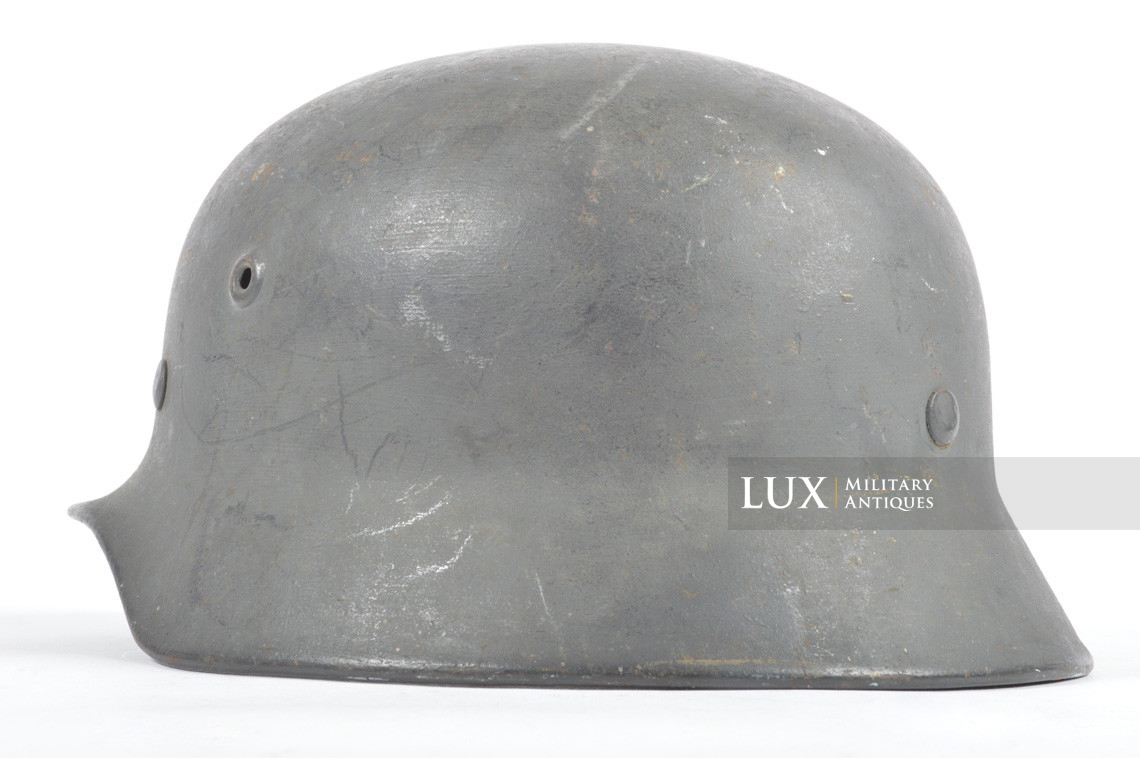 Casque allemand M40 fin de guerre d’un docteur, « Q66 » - photo 15