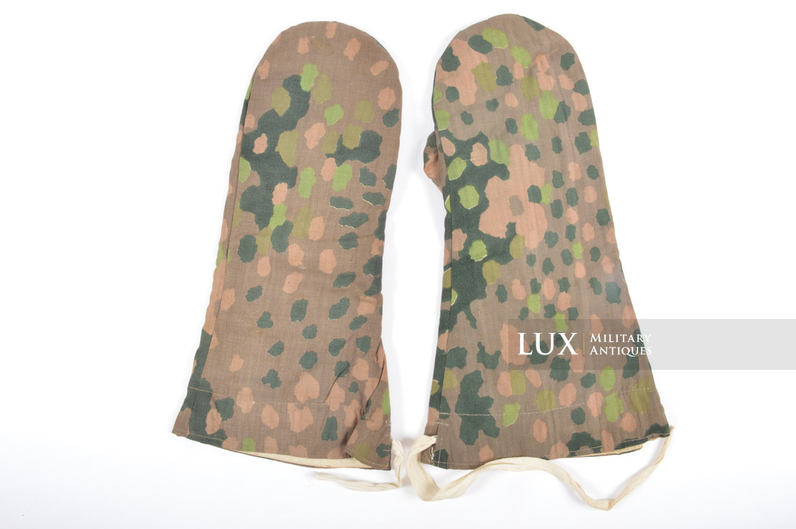 Gants hiver Waffen-SS réversible camouflage petit pois - photo 4