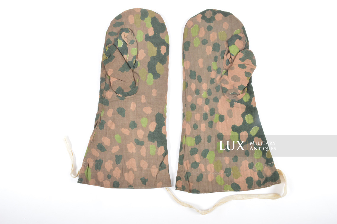 Gants hiver Waffen-SS réversible camouflage petit pois - photo 9