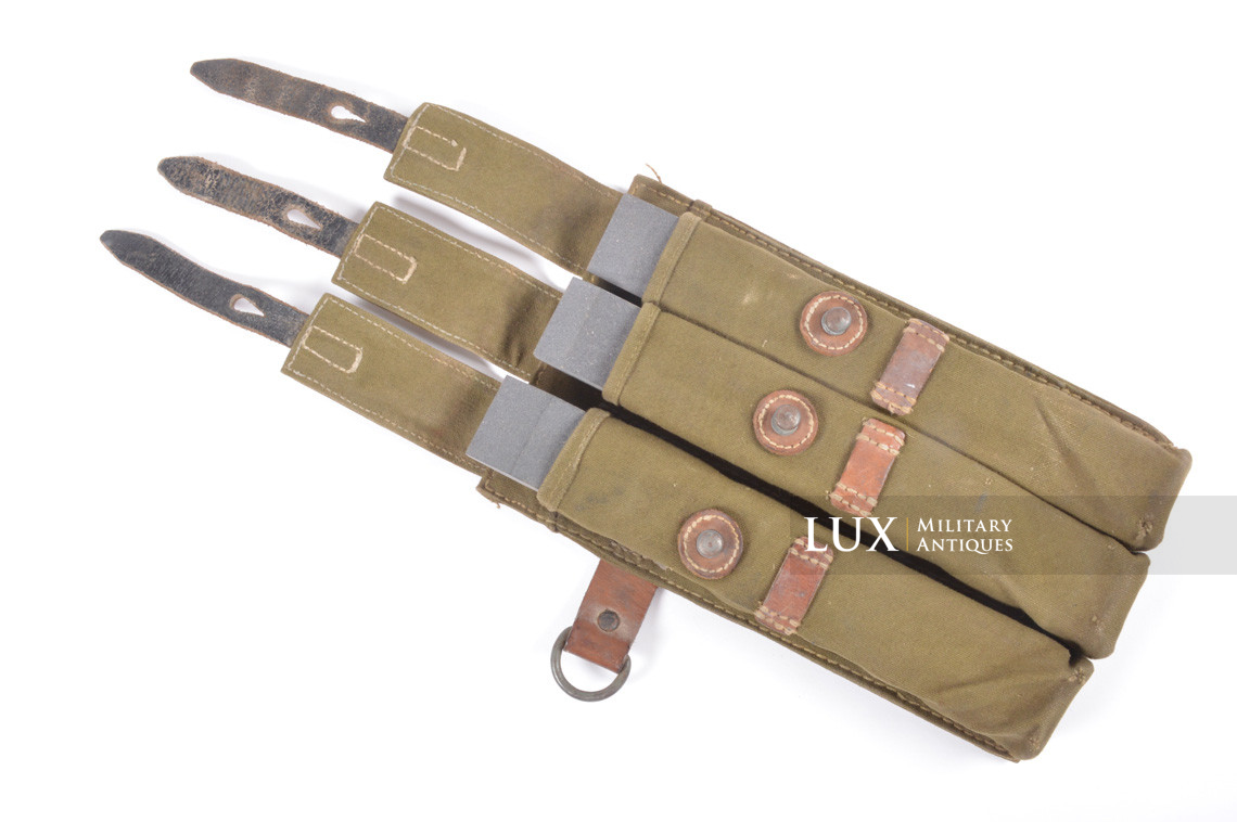 Porte chargeurs MP38/40 fin de guerre en toile verte, « gfg43 » - photo 7