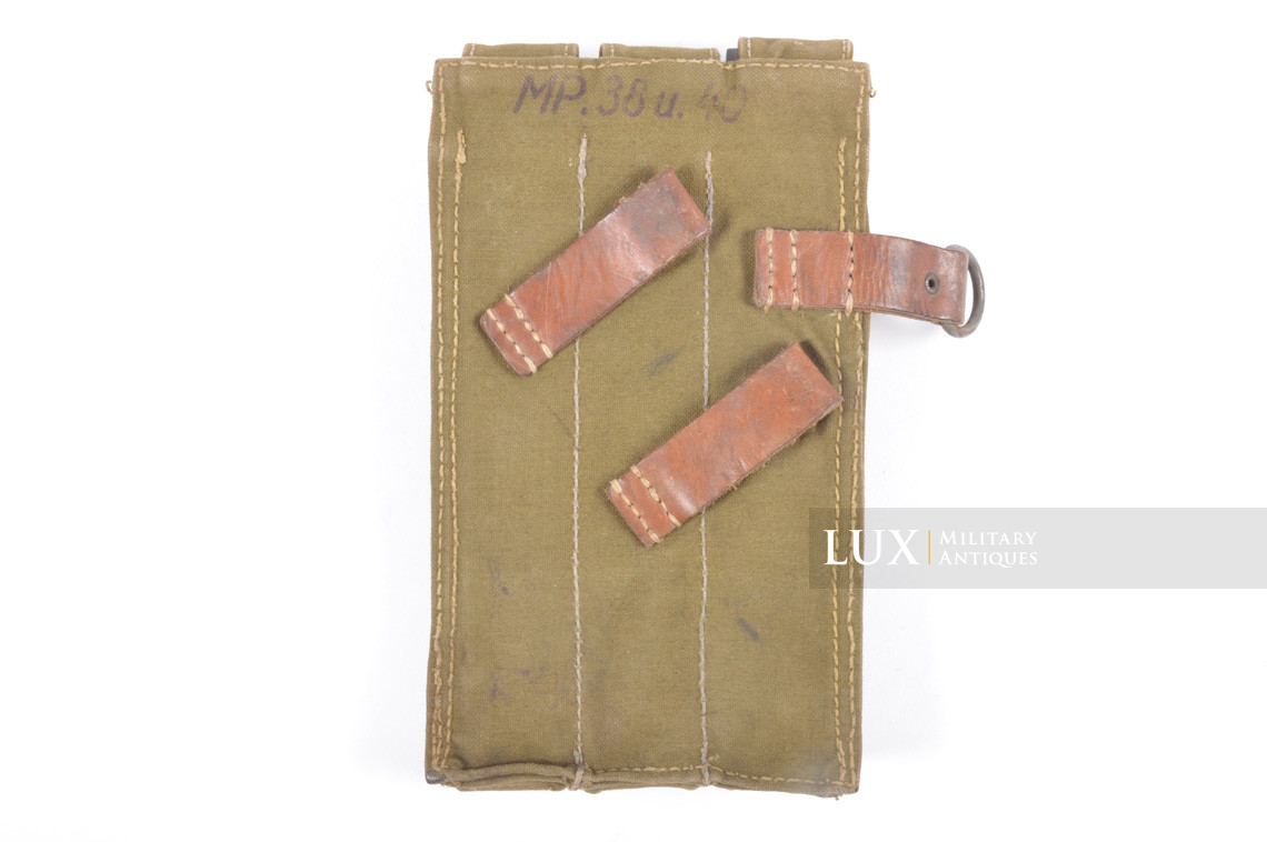 Porte chargeurs MP38/40 fin de guerre en toile verte, « gfg43 » - photo 15