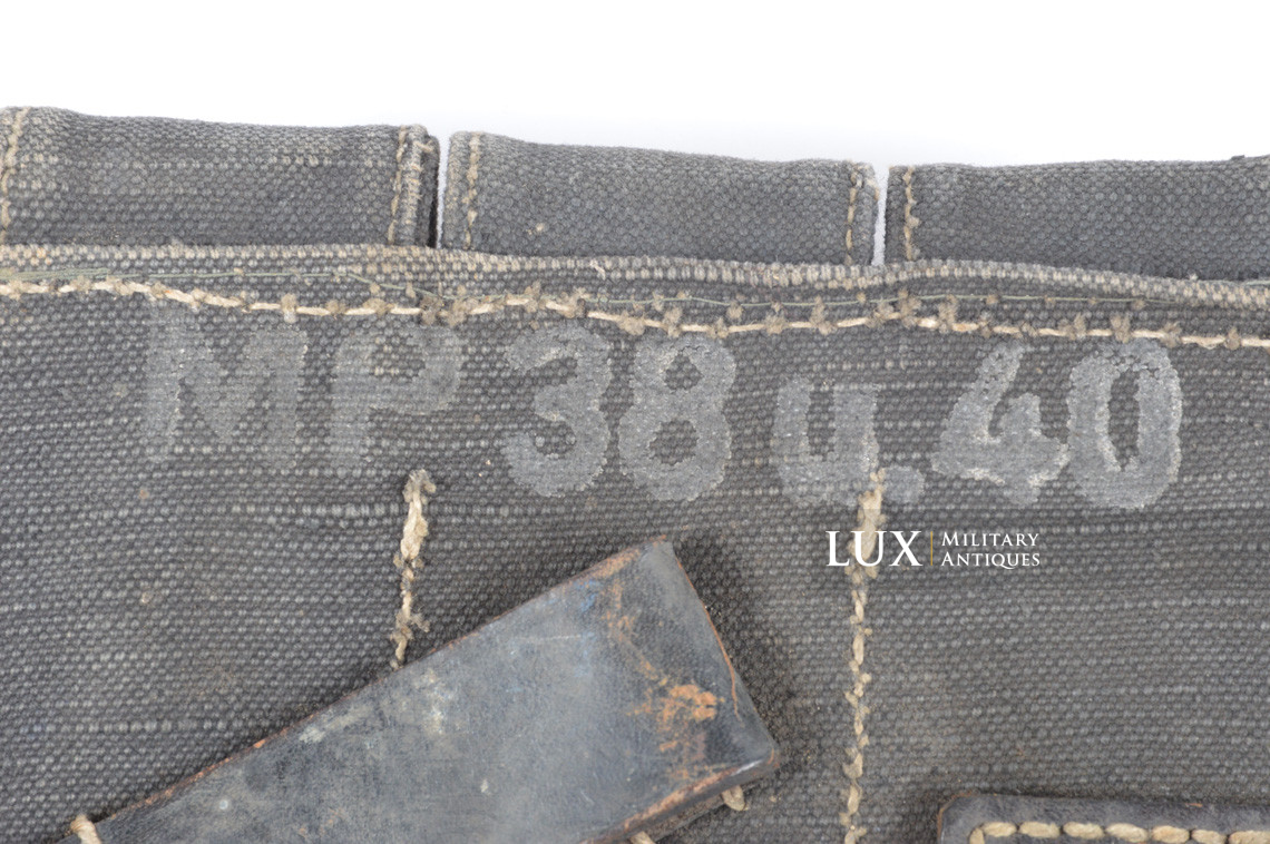 Porte chargeurs MP38/40 en toile bleue, « eqr42 » - photo 16