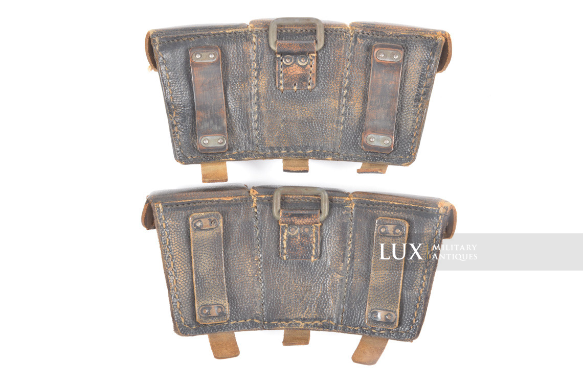Matching pair of late war k98 ammunition pouches, « RBNr. 0/0675/0122 » - photo 7