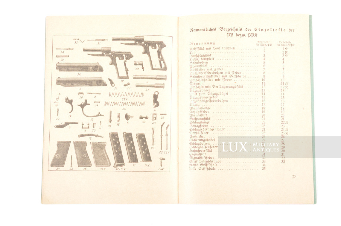 German weapons training booklet, « Walther PP & PPK  » - photo 16