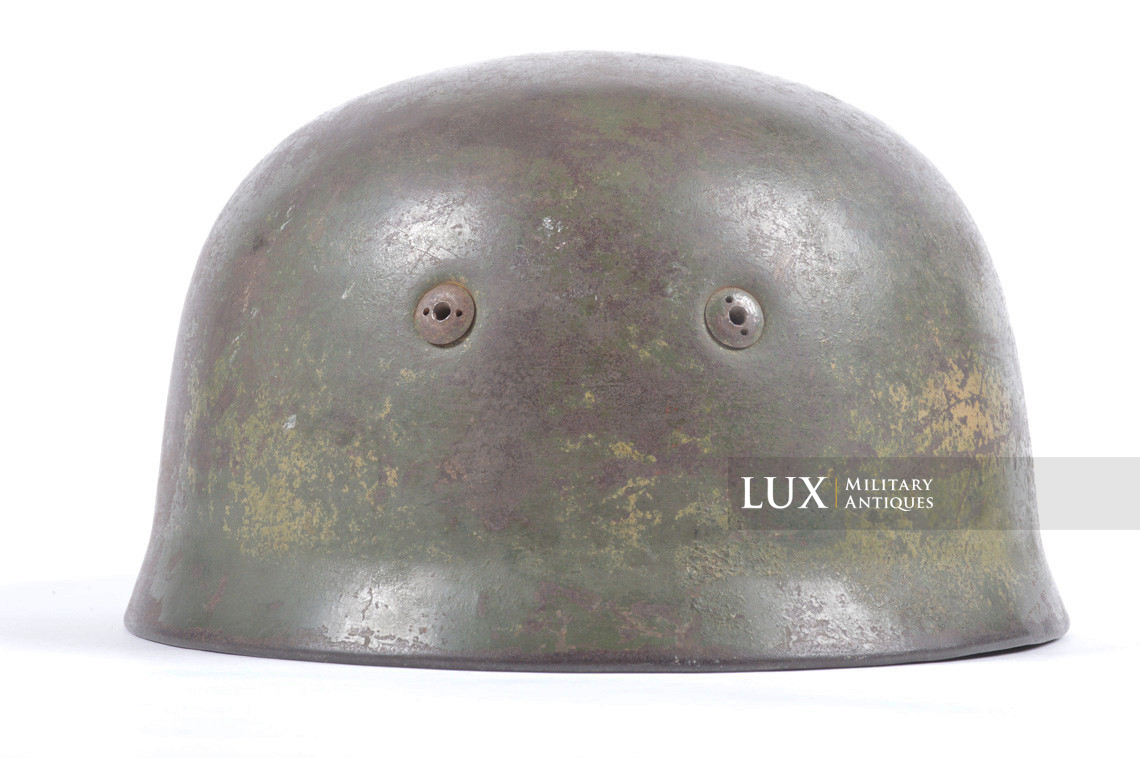 Casque parachutiste allemand M38 double insigne camouflé « FJR6 » - photo 12
