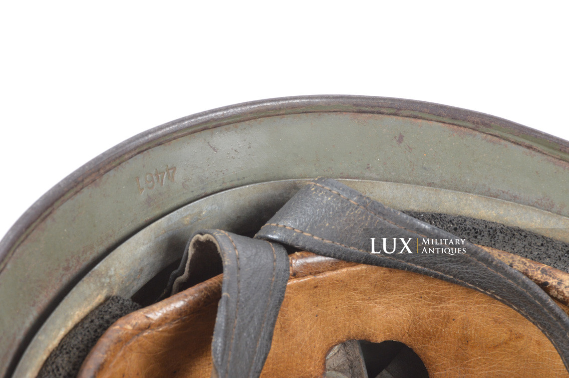 Casque parachutiste allemand M38 double insigne camouflé « FJR6 » - photo 20