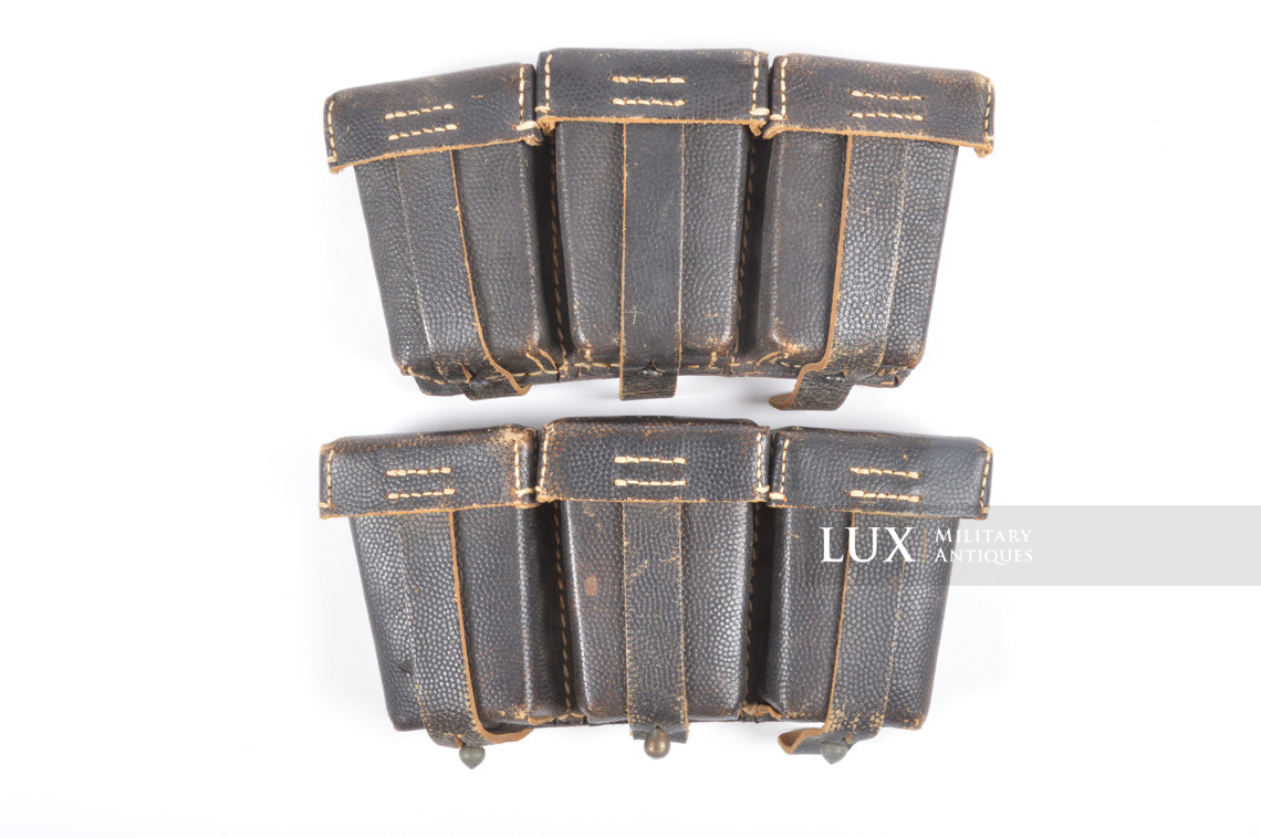 Matching pair of late war k98 ammunition pouches, « RBNr. 0/0675/0122 » - photo 4