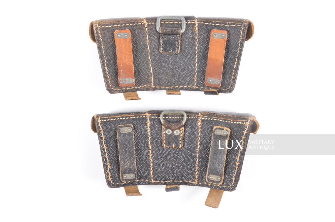 Matching pair of late war k98 ammunition pouches, « RBNr. 0/0675/0122 » - photo 8
