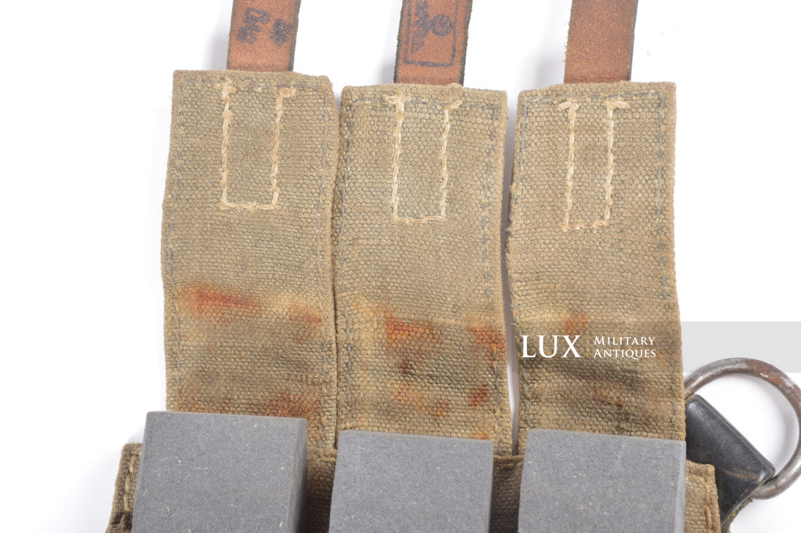 Early MP38/40 pouch in grey canvas, « evg42 » - photo 22