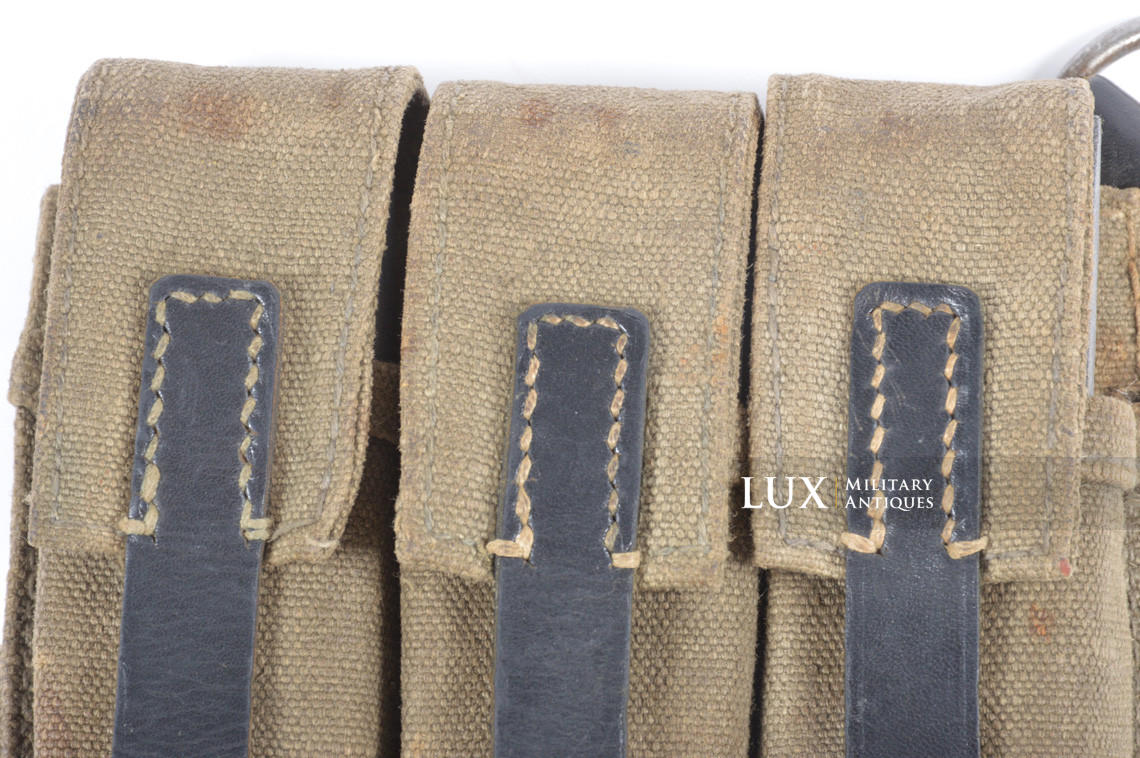 Early MP38/40 pouch in grey canvas, « evg42 » - photo 7