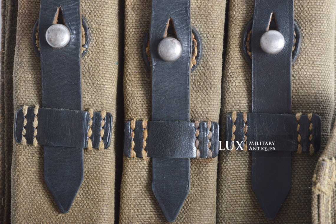 Early MP38/40 pouch in grey canvas, « evg42 » - photo 8