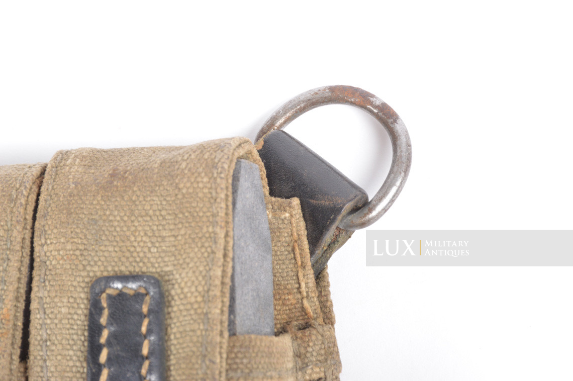 Early MP38/40 pouch in grey canvas, « evg42 » - photo 9