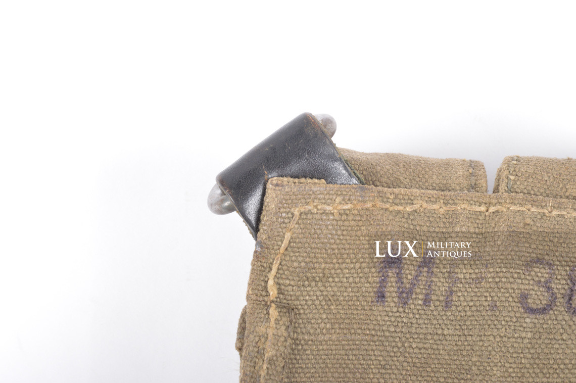 Early MP38/40 pouch in grey canvas, « evg42 » - photo 14