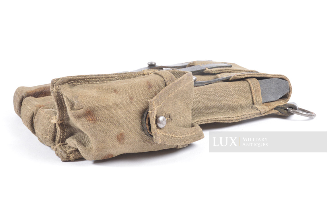 Early MP38/40 pouch in grey canvas, « evg42 » - photo 15