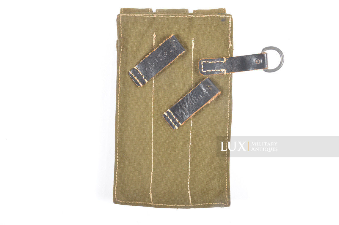 Unissued late-war MP38/40 green pouch, « clg43 » - photo 10