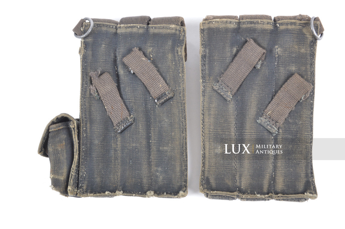 Pair of very early MP38u40 pouches, « bnz 1940 » - photo 7