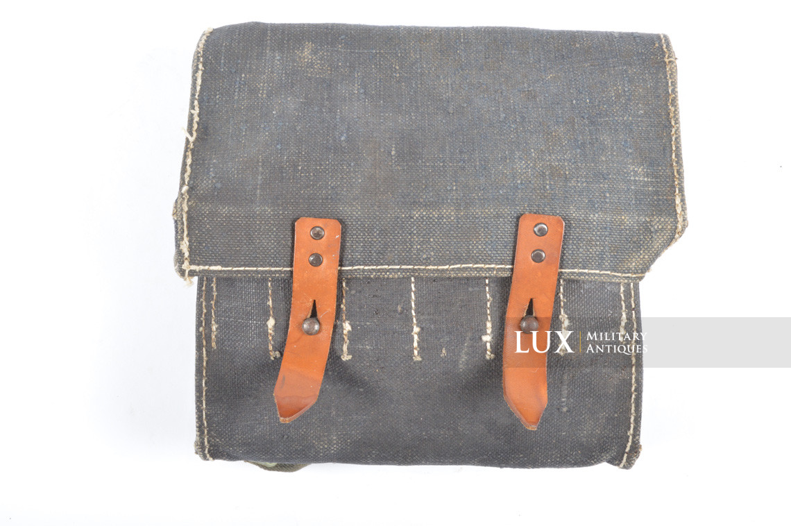 German flare gun ammunition pouch in blue webbing, « jvf 42 » - photo 4