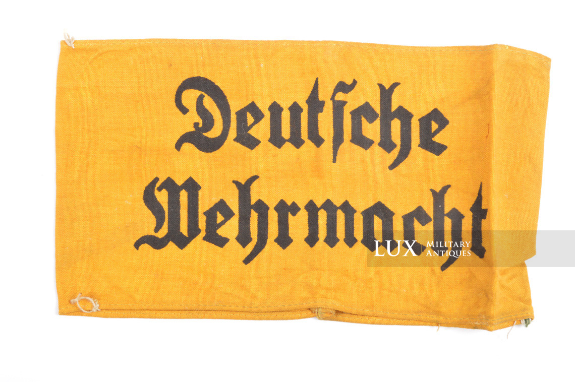Deutsche Wehrmacht service issued armband, « printed / worn-used » - photo 7