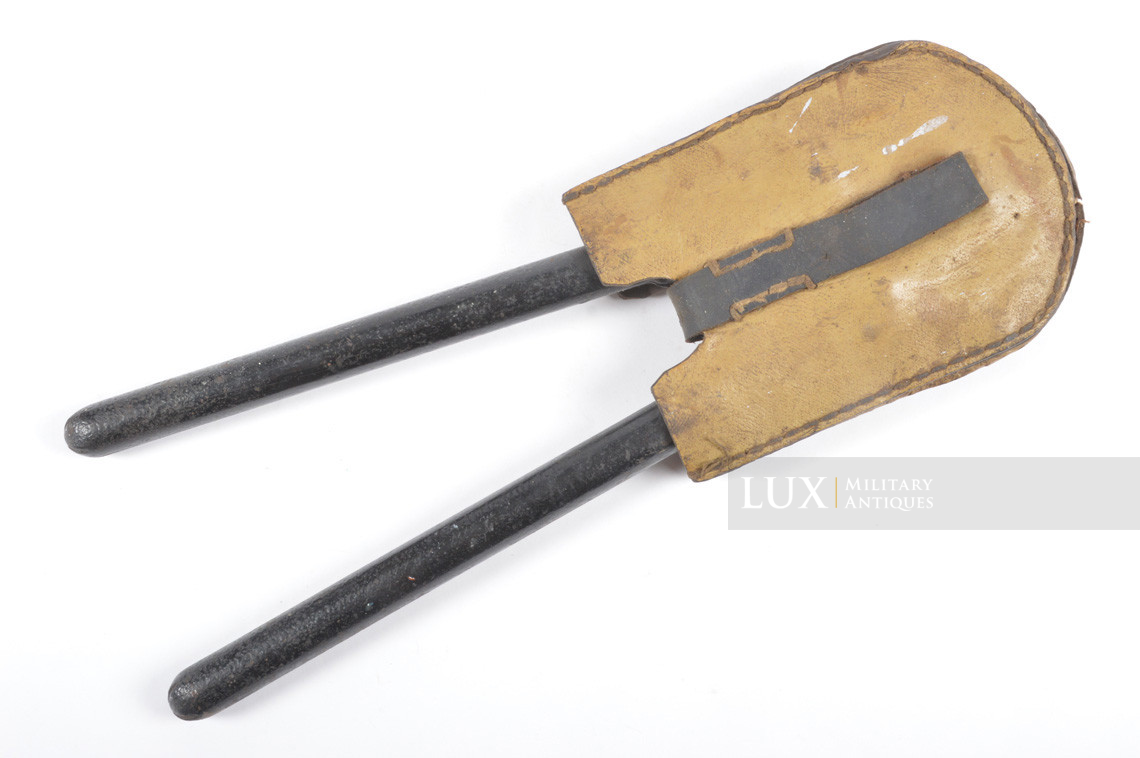 German engineer's tan short wire cutters carrying case set, « untouched / as-found » - photo 8